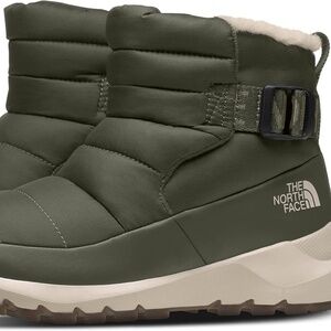 NWT The North Face "Thermoball Bootie" - Women's 9 - Taupe Green/Vintage White